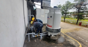 Lắp đặt máy chiller khu công nghệ cao tiết kiệm điện năng