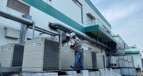 Công ty chuyên vệ sinh máy lạnh chiller giải nhiệt gió