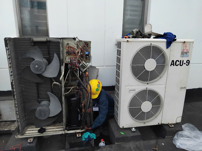 giá thi công máy lạnh chiller