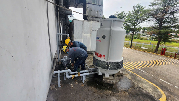 máy chiller khu công nghệ cao